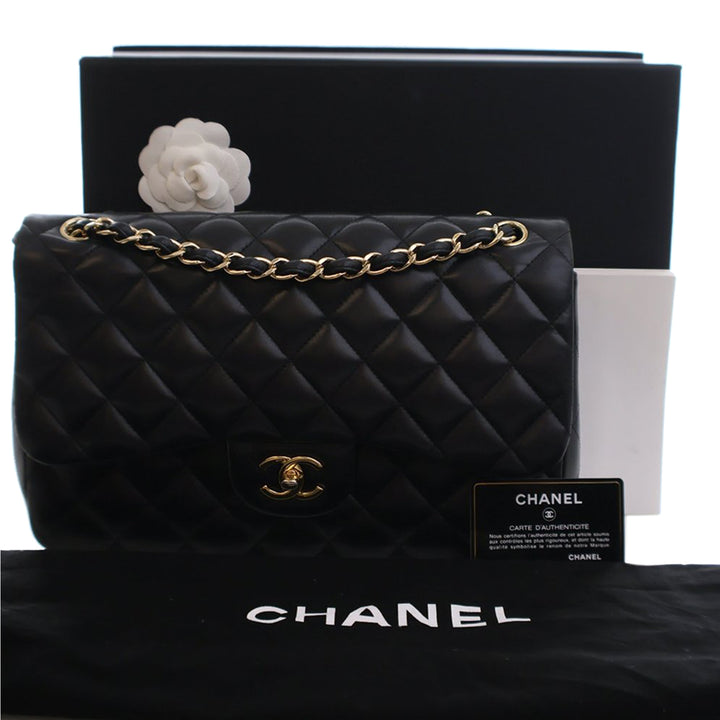 Chanel Jumbo Classic Cuir d’agneau Double rabat