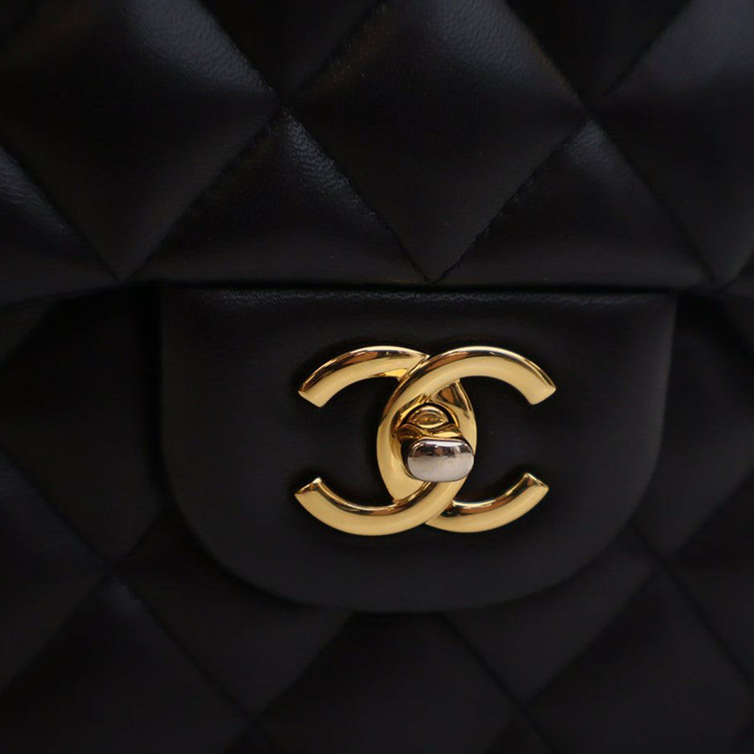 Chanel Jumbo Classic Cuir d’agneau Double rabat