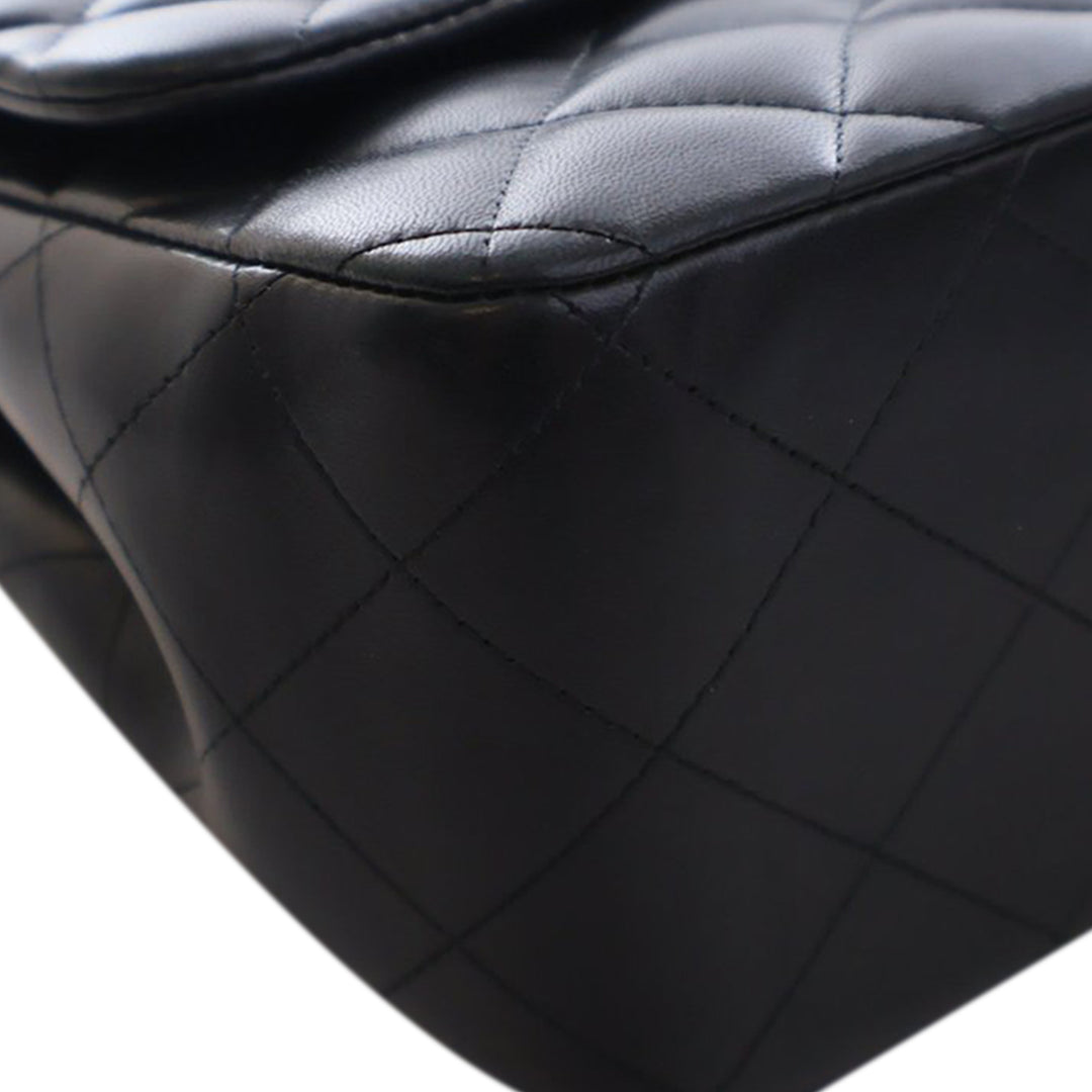 Chanel Jumbo Classic Cuir d’agneau Double rabat