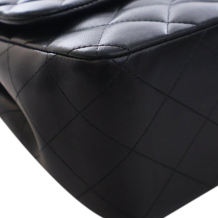 Chanel Jumbo Classic Cuir d’agneau Double rabat