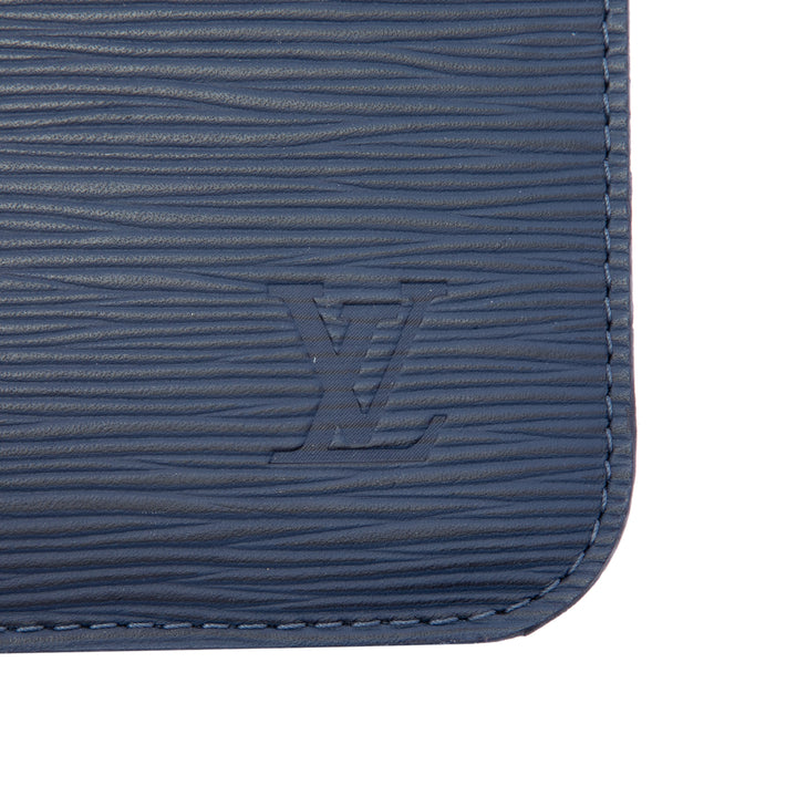 Neverfull Pochette Épi Bleu