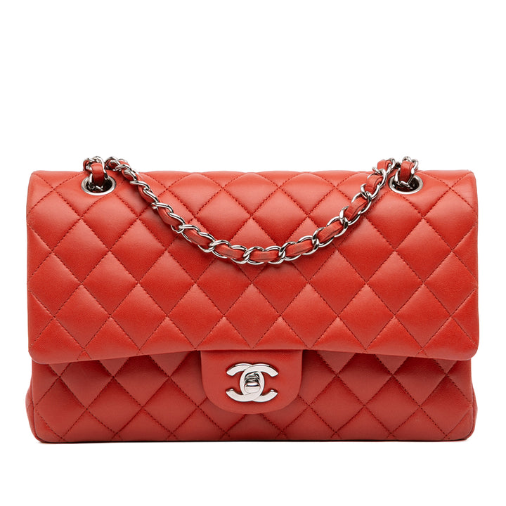Chanel Medium Classic Cuir d’agneau Double rabat