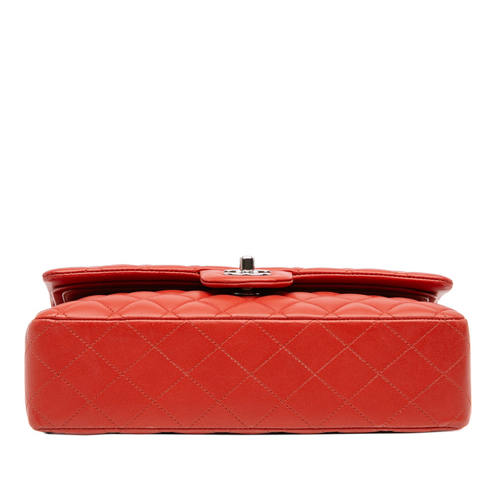 Chanel Medium Classic Cuir d’agneau Double rabat