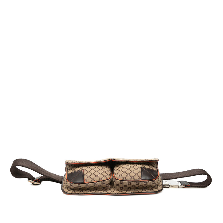 Macadam Double Poche Sac ceinture Beige