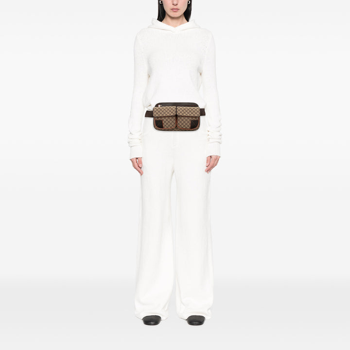 Macadam Double Poche Sac ceinture Beige
