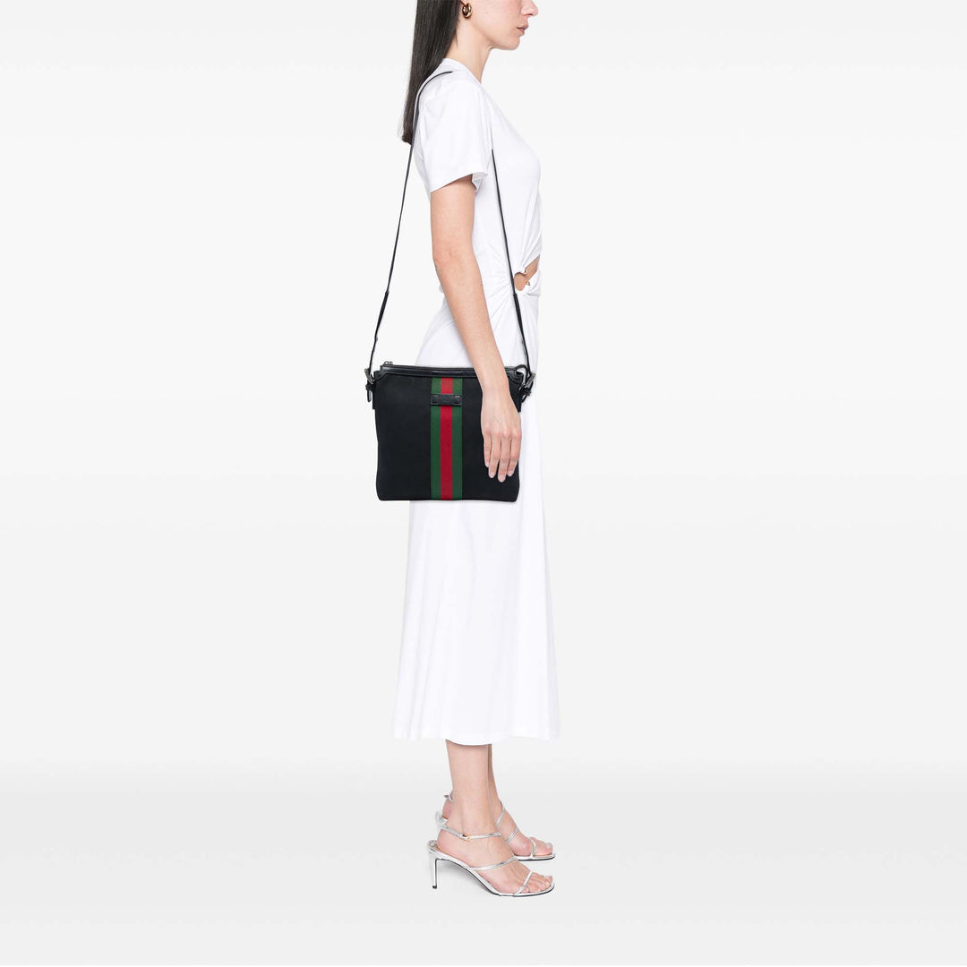 Gucci GG Techno Toile Web Messenger Sac