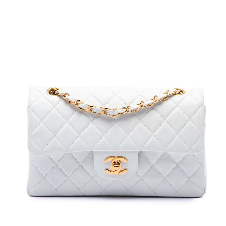 Chanel Small Classic Cuir d’agneau Double rabat
