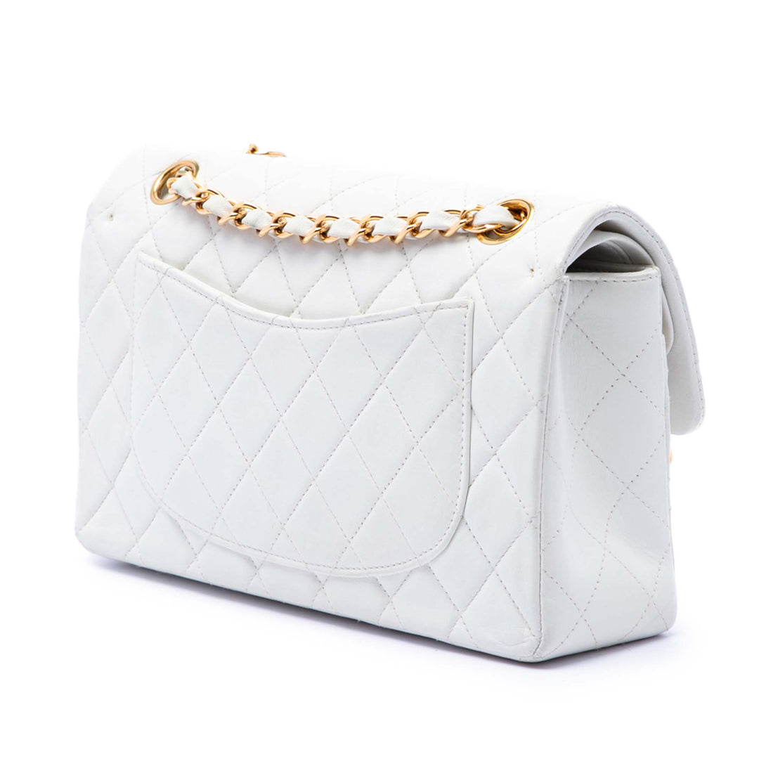 Chanel Small Classic Cuir d’agneau Double rabat