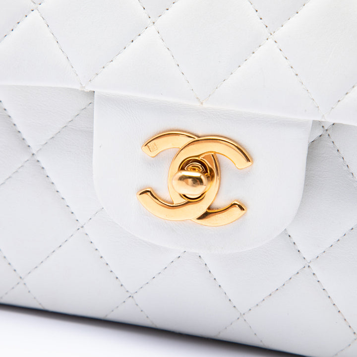 Chanel Small Classic Cuir d’agneau Double rabat