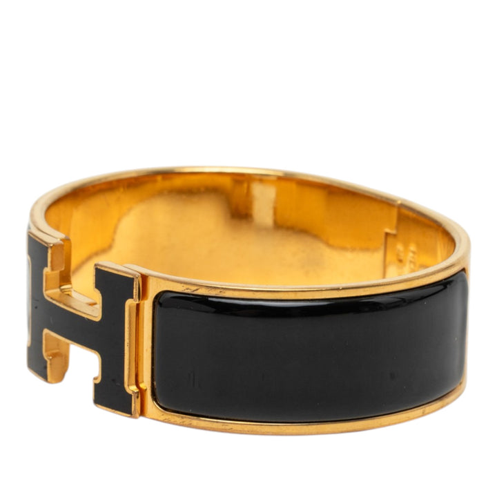 Hermès Wide Émail Clic Clac H Bracelet PM Métal