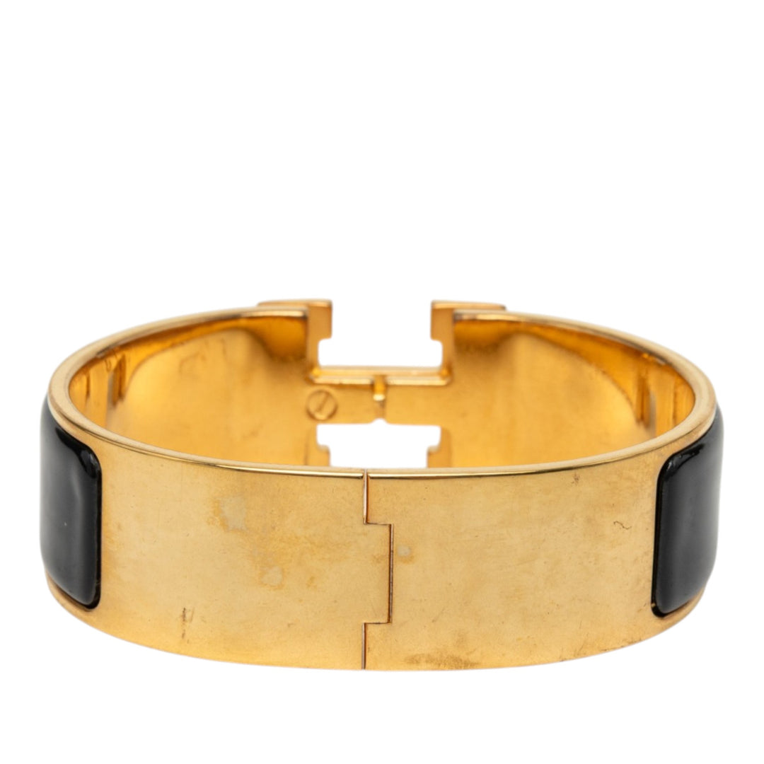 Hermès Wide Émail Clic Clac H Bracelet PM Métal