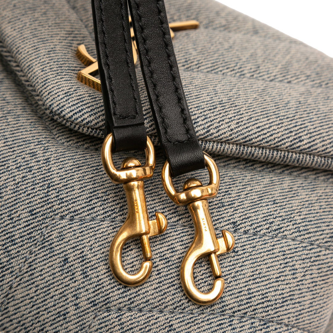 Saint Laurent Toy Matelasse Jean Monogram LouLou Sac porté croisé