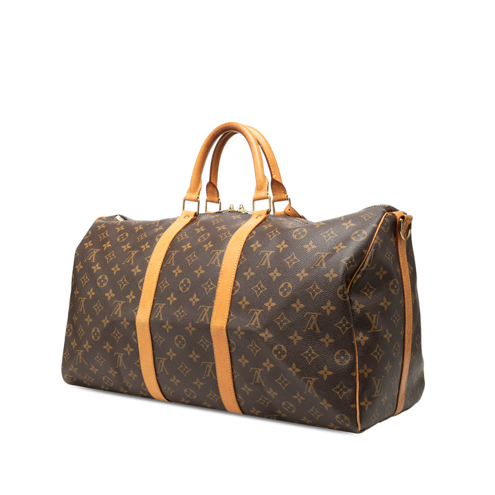 Keepall Bandouliere 50 Monogram Marron
