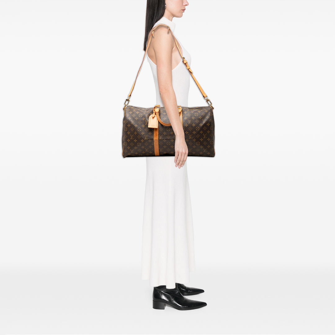 Keepall Bandouliere 50 Monogram Marron