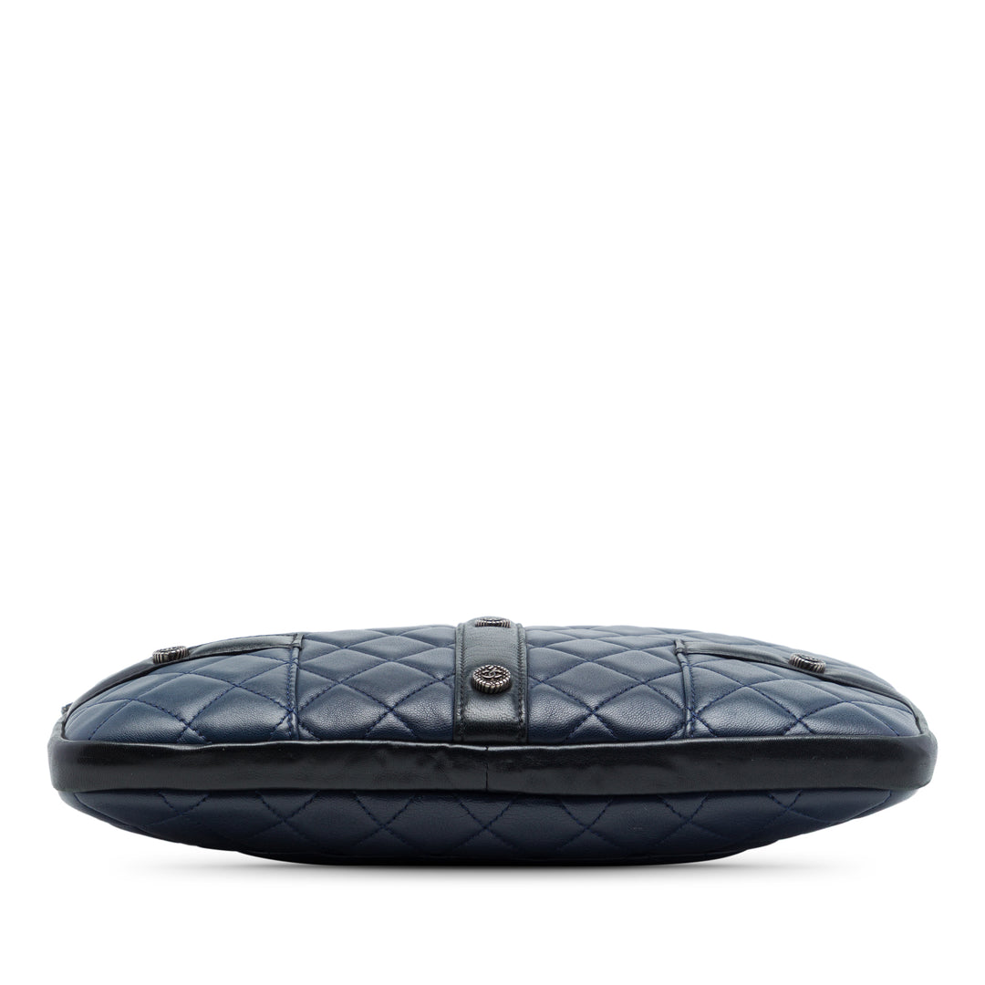 Chanel Matelassé Girl Pochette avec chaîne Petit Cuir d'agneau