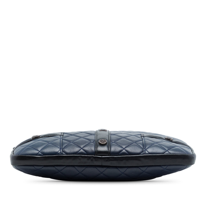 Chanel Matelassé Girl Pochette avec chaîne Petit Cuir d'agneau