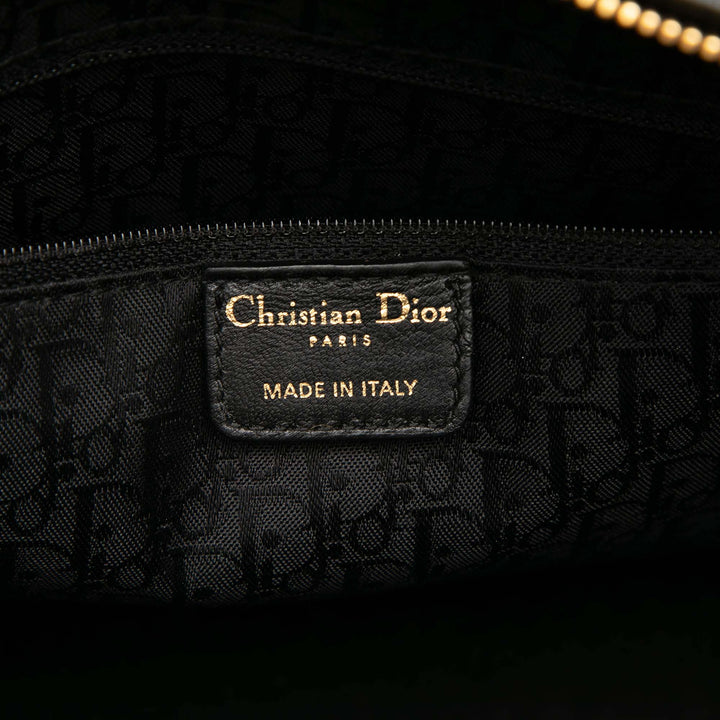 Dior Large Cuir verni Cannage Lady Dior