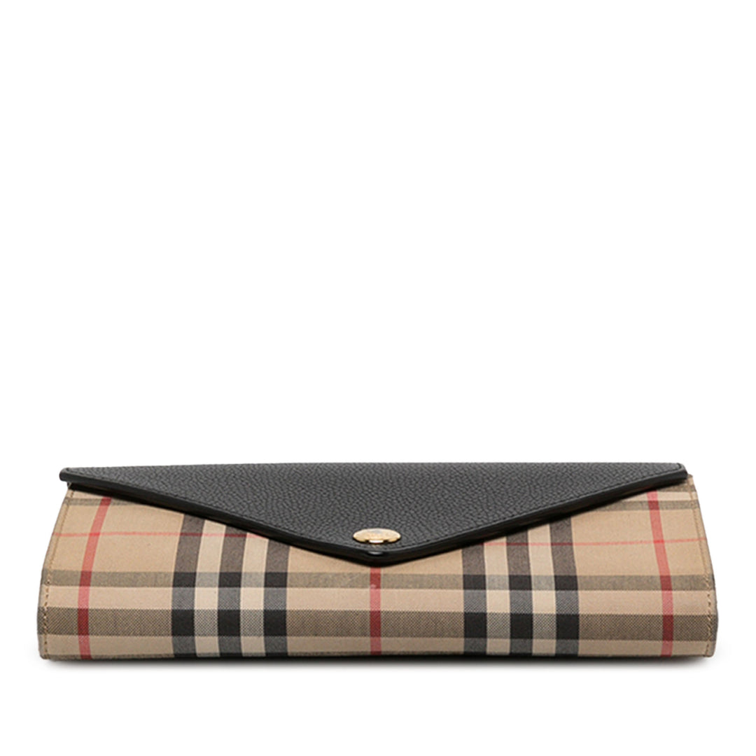 Burberry Portefeuille House Check et Hannah Beige – vue 3 – GABY PARIS