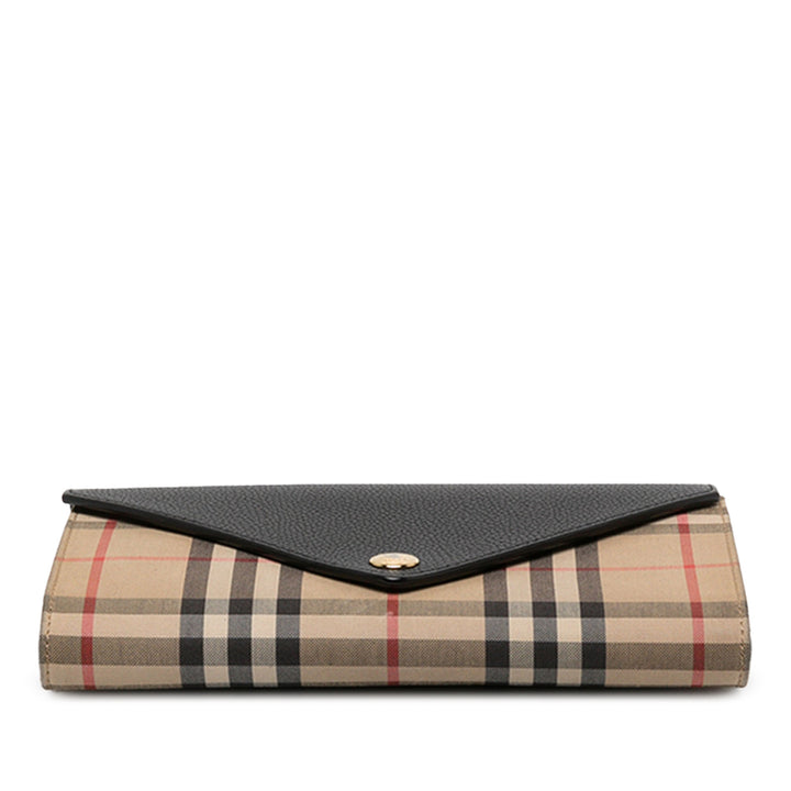 Burberry Portefeuille House Check et Hannah Beige – vue 3 – GABY PARIS