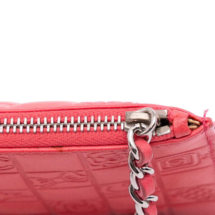 Chanel Cuir d’agneau Precious Symbols Pochette Rose