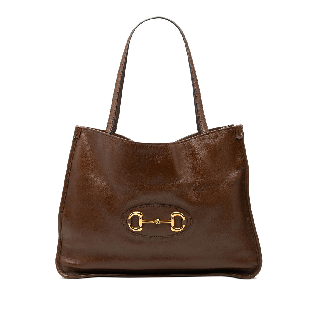 Gucci Horsebit 1955 Cabas Moyen Cuir