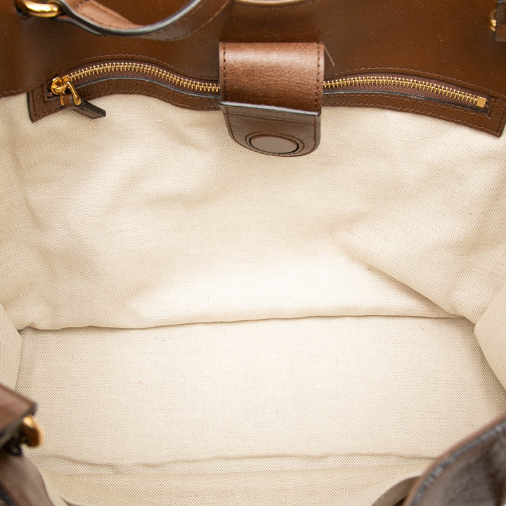 Gucci Horsebit 1955 Cabas Moyen Cuir