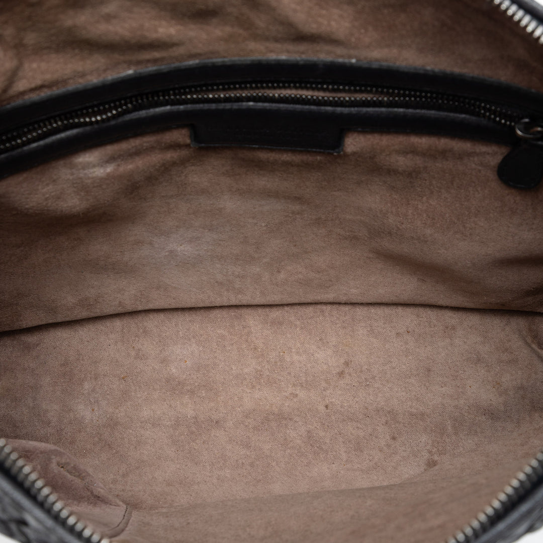 Bottega Veneta Large Nappa Intrecciato Nodini Sac porté croisé