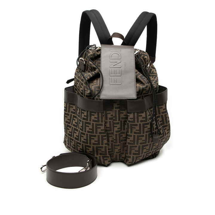 Fendi Large Zucca Toile Strike Sac à dos