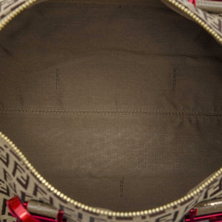 Fendi Zucchino Toile Forever Bauletto Boston Sac