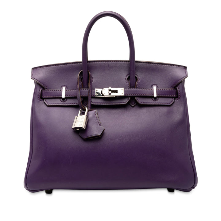 Hermès Swift Birkin Retourne 25 Violet – GABY PARIS Authentique