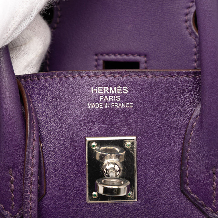 Hermès Swift Birkin Retourne 25 Violet – GABY PARIS Authentique