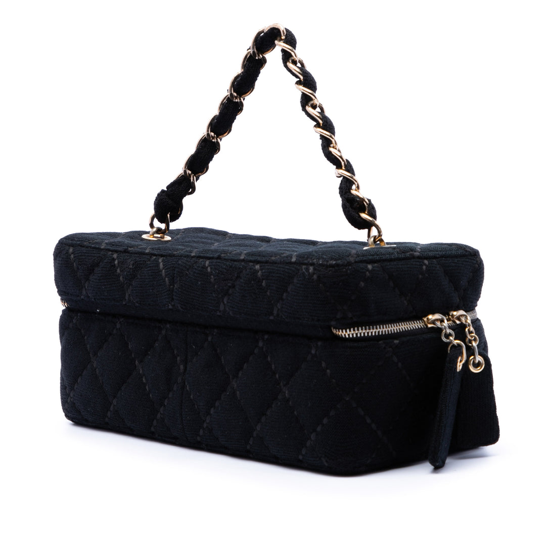 Chanel CC Matelassé Jersey Wild Stitch Vanity