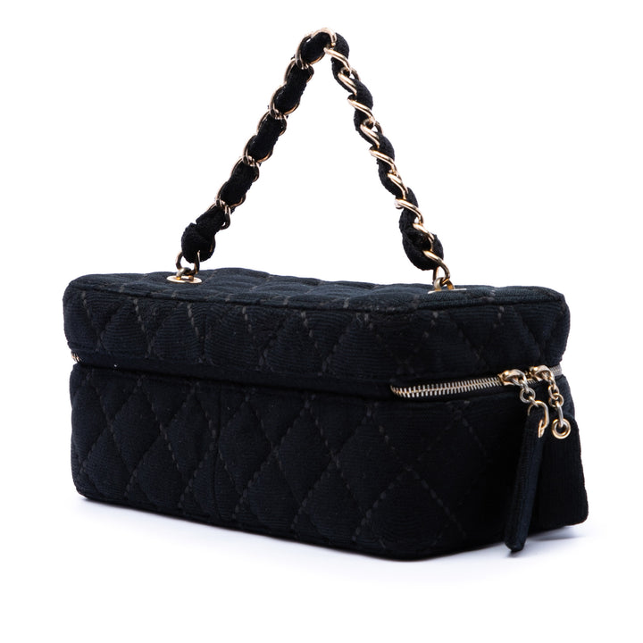 Chanel CC Matelassé Jersey Wild Stitch Vanity