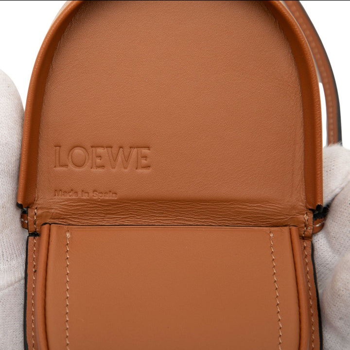 Souple Heel Pochette Mini Cuir de veau Marron
