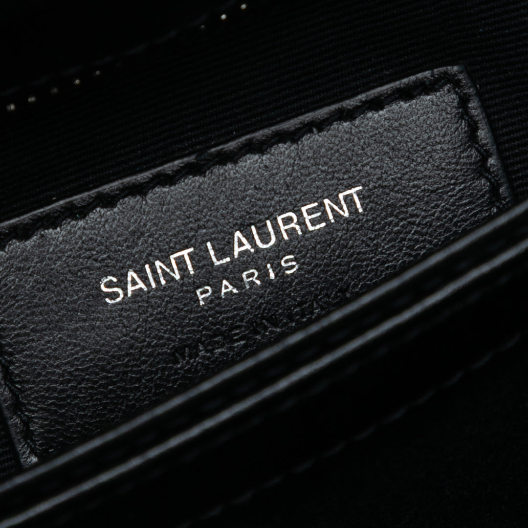 Saint Laurent Toy Matelasse Cuir Monogram LouLou Sac porté croisé