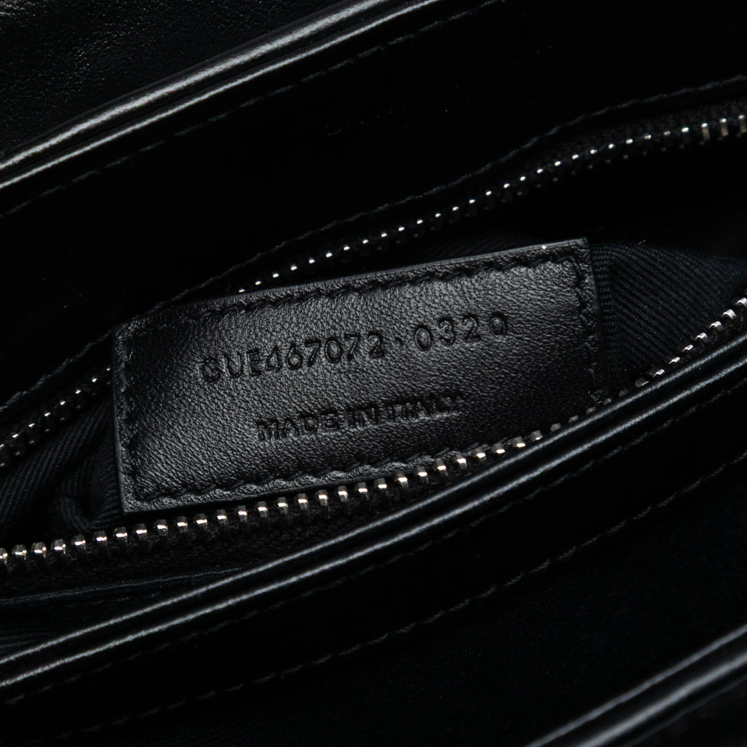 Saint Laurent Toy Matelasse Cuir Monogram LouLou Sac porté croisé