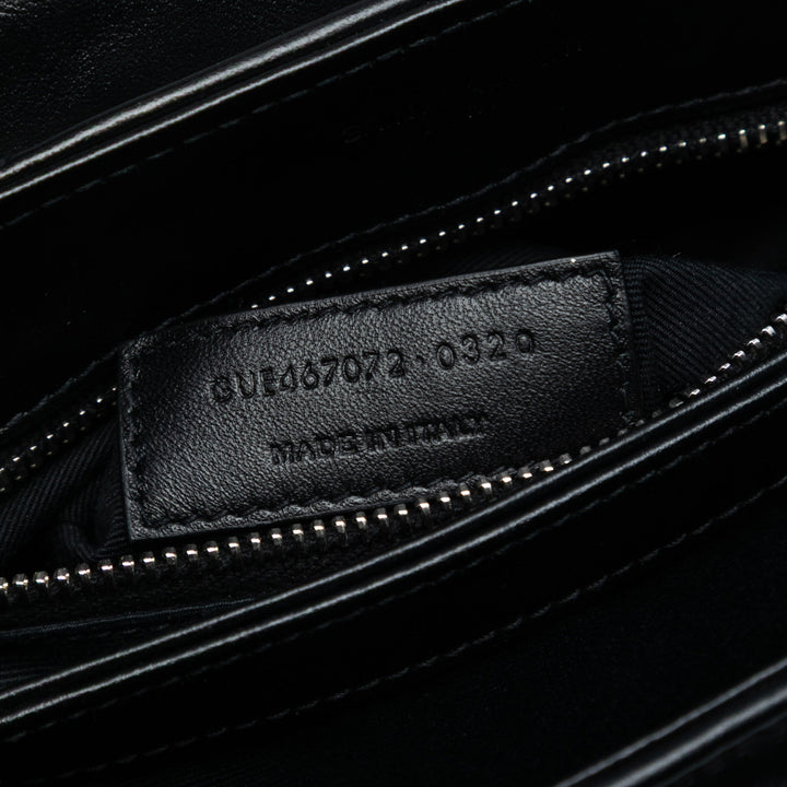 Saint Laurent Toy Matelasse Cuir Monogram LouLou Sac porté croisé