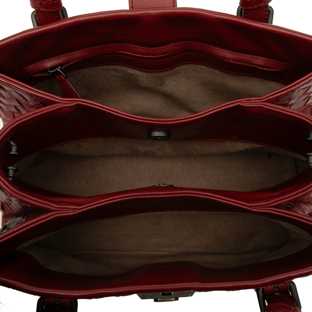 Bottega Veneta Mini Nappa Intrecciato Roma Sac