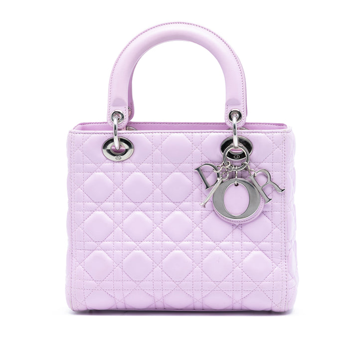 Dior Medium Cuir d’agneau Cannage Lady Dior