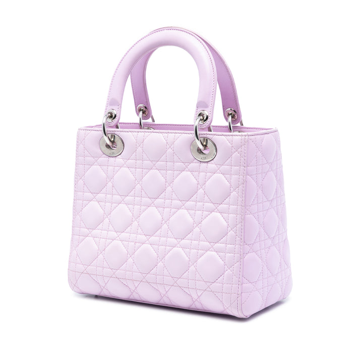 Dior Medium Cuir d’agneau Cannage Lady Dior