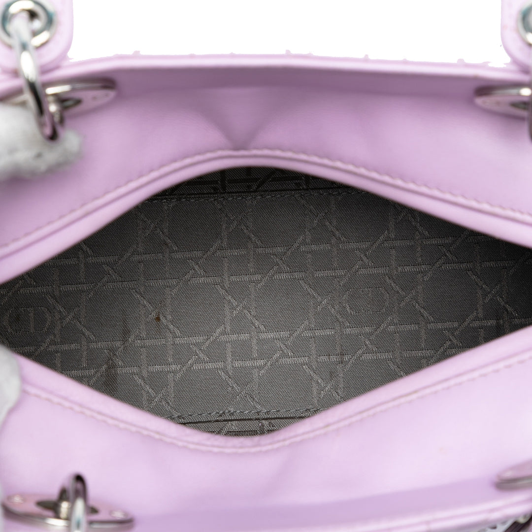 Dior Medium Cuir d’agneau Cannage Lady Dior