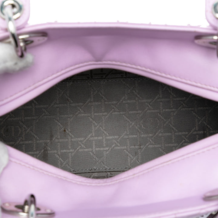 Dior Medium Cuir d’agneau Cannage Lady Dior