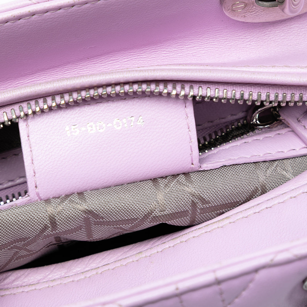 Dior Medium Cuir d’agneau Cannage Lady Dior