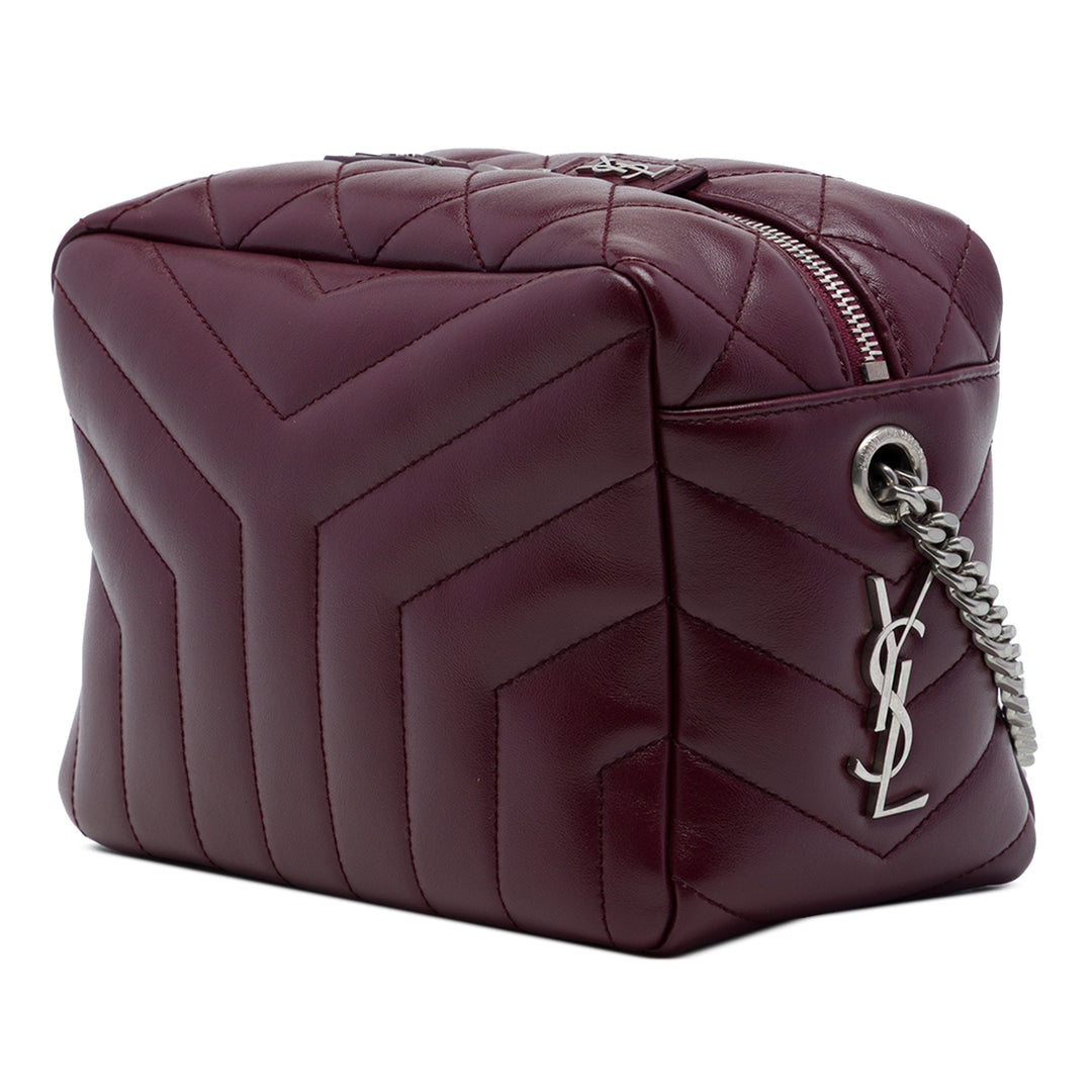 Matelasse LouLou Sac bowling Petit Cuir de veau Rouge