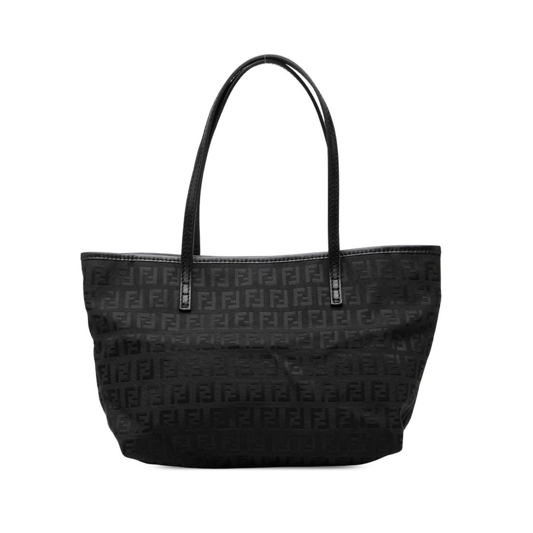 Fendi Cabas Zucchino Noir – vue principale – GABY PARIS