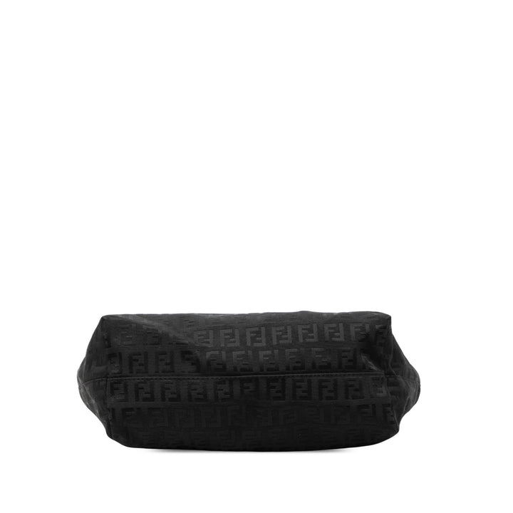 Fendi Cabas Zucchino Noir – vue 3 – GABY PARIS