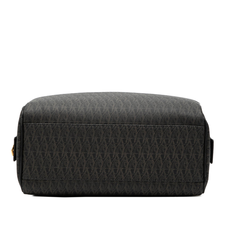Saint Laurent Monogram Coated Toile Cosmetic Pochette