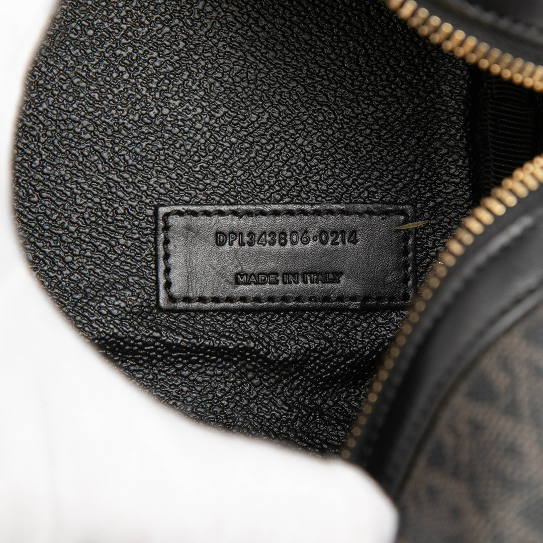 Saint Laurent Monogram Coated Toile Cosmetic Pochette