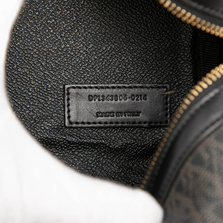 Saint Laurent Monogram Coated Toile Cosmetic Pochette