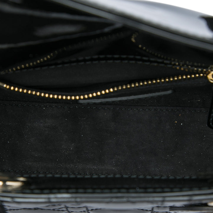 Dior Sac à main Lady Dior Cannage Mini Noir – vue 4 – GABY PARIS